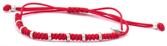 Стильный ажурный красный браслет каббала AGB546