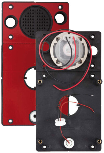 Mobotix Audiomount - Black - Red - Stainless steel - FlexMount S14M / S15M
