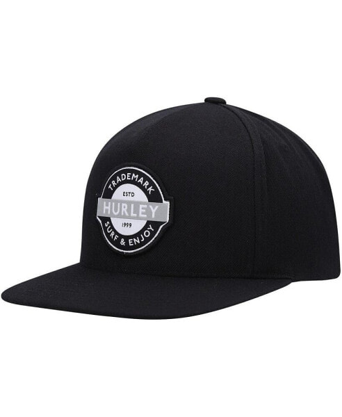 Men's Black Underground Snapback Hat