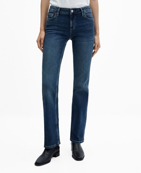 Women's Low-Rise Flared Jeans