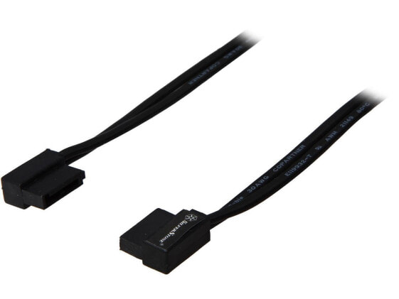 Silverstone 500mm Ultra Thin 6Gb/s Lateral 90-Degree SATA Cables with Custom Low
