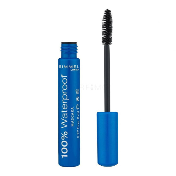 Rimmel London 100% Waterproof 8 ml mascara wasserfest für Frauen