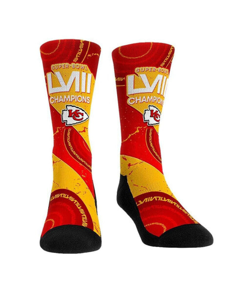 Men's and Women's Socks Kansas City Chiefs Super Bowl LVIII Champions Crew Socks