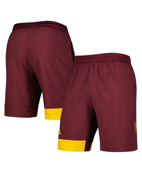 Шорты тренировочные Adidas Maroon Arizona State Sun Devils AEROREADY для мужчин