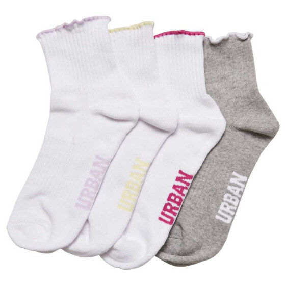 URBAN CLASSICS Small Edge short socks 4 Pairs