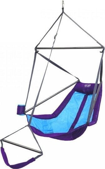 Eno Lounger Hanging Chair, Purple/ Teal