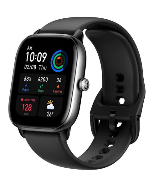 GTS 4 Mini Smartwatch Rubber Strap - Midnight Black