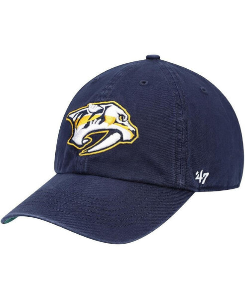 Men's '47 Navy Nashville Predators Team Franchise Fitted Hat