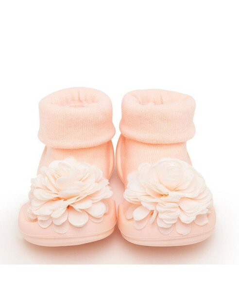 Тапочки Komuello Baby Girl First Walk Sock Shoes Pink