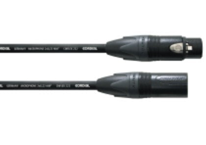 Cordial CPM 3 FM-FLEX - XLR (3-pin) - Male - XLR (3-pin) - Male - 3 m - Black