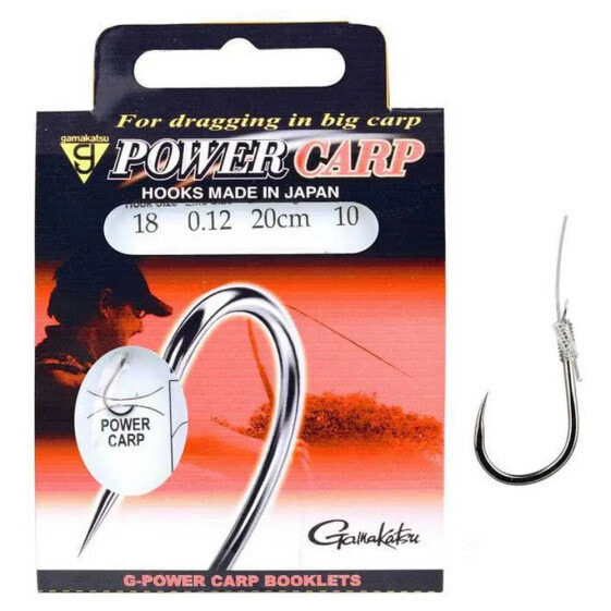 GAMAKATSU PO Carp Barbless Tied Hook 0.160 mm