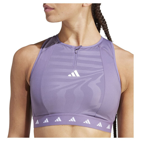 ADIDAS Powerimpact TF AOP Sports Bra Medium Support