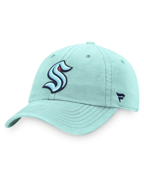Men's Light Blue Seattle Kraken Core Primary Logo Adjustable Hat