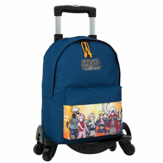 School Rucksack with Wheels Naruto Blue 42 x 31 x 13,5 cm