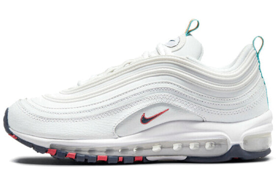 Nike Air Max 97 彩虹拉环 复古 低帮 跑步鞋 女款 白 / Кроссовки Nike Air Max 97 DH1592-100