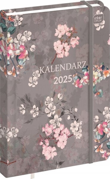 Interdruk Kalendarz 2025 książkowy B6 192 Mat+UV Cherry