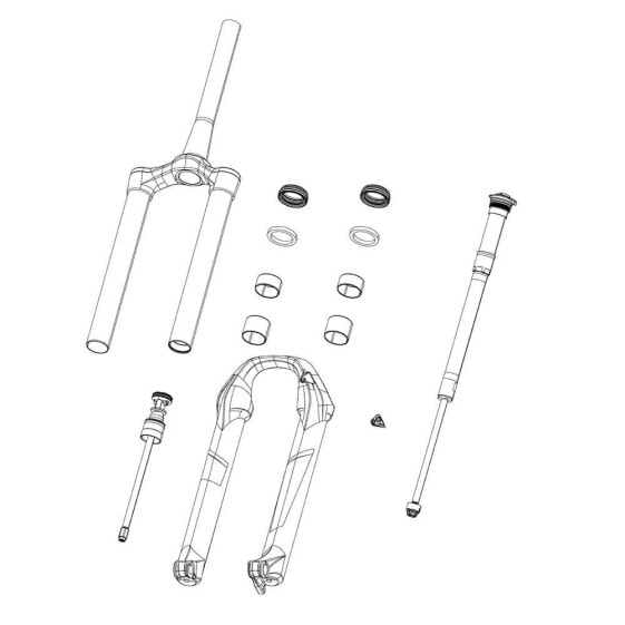 ROCKSHOX 170 mm 27/29´´ 38 mm Domain C1+ 2025+ fork spring debonair shaft