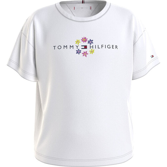 TOMMY HILFIGER Floral short sleeve T-shirt