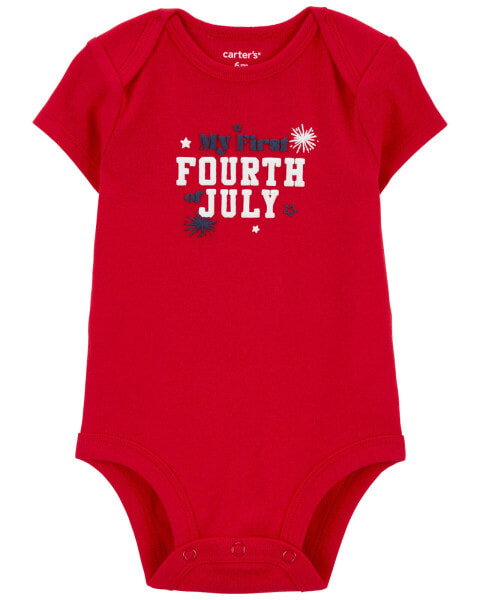 Baby My First 4th Of July Collectible Bodysuit 24M
