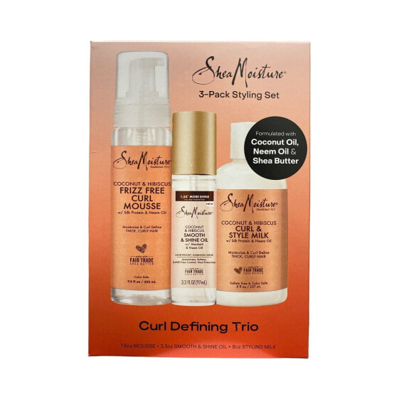 Shea Moisture Coconut & Hibiscus Curl Defining Trio Styling Set