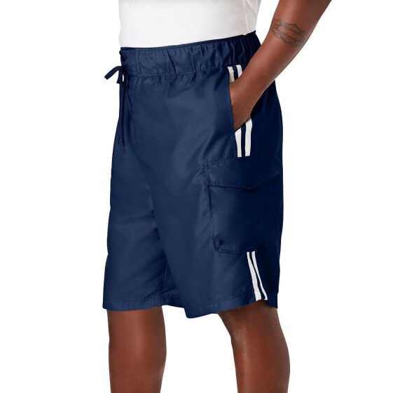 Big & Tall Double Stripe Swim Board Shorts