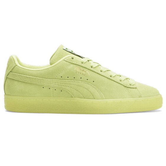 Puma Suede Classic Xxi Lace Up Womens Green Sneakers Casual Shoes 38141073