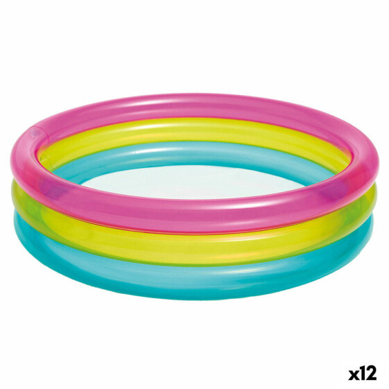 Детский надувной бассейн Intex Rainbow Rings 63 L 86 x 25 x 86 cm (12 штук)