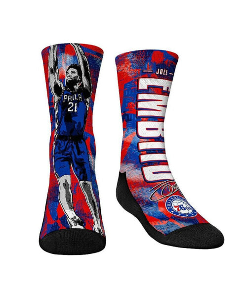 Youth Boys and Girls Socks Joel Embiid Philadelphia 76ers Big Player Crew Socks