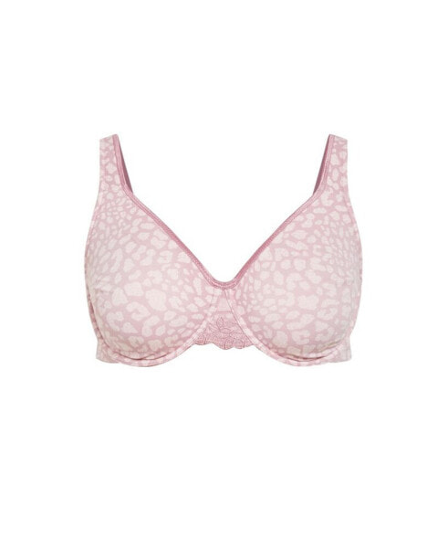 Plus Size Print Smooth Caress Bra