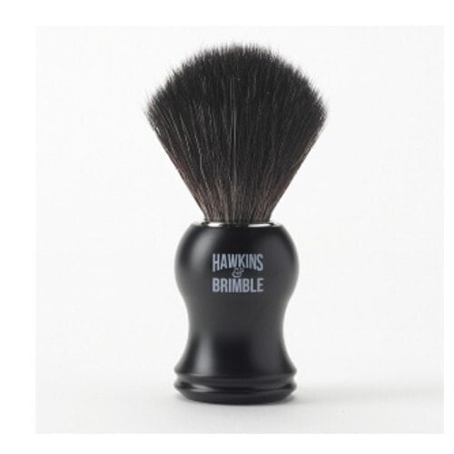 Shaving brush with synthetic bristles