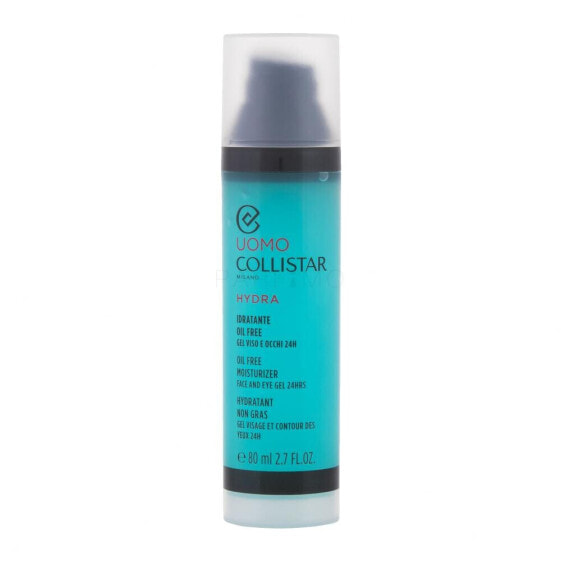 Collistar Uomo Hydra Oil Free Moisturizer Face and Eye Gel 80 ml gesichtsgel für Herren