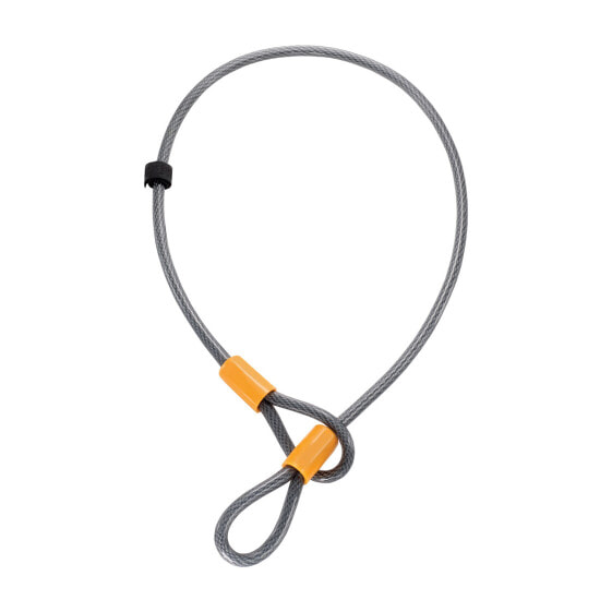 OnGuard Akita Cable: 4' x 10mm, Gray/Orange