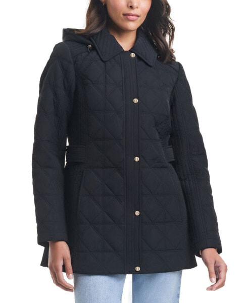 Women's Hooded Quilted Coat