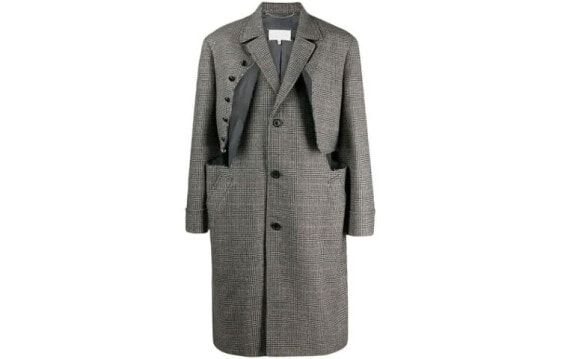 Пальто Maison Margiela Cut-Out Check Coat