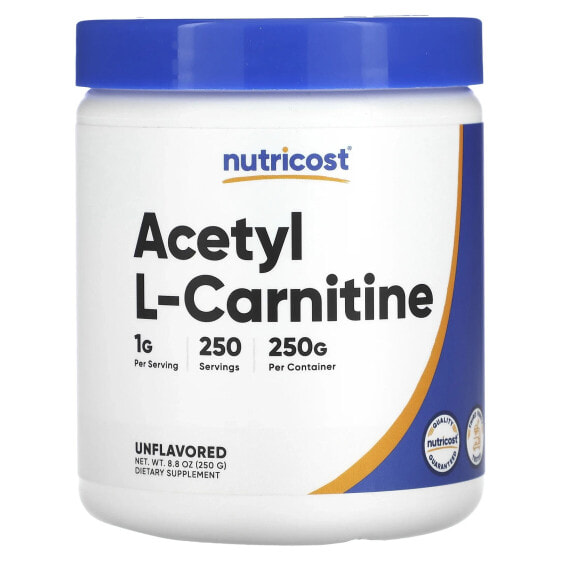 Аминокислоты Nutricost Acetyl L-Carnitine, без вкуса, 250 г