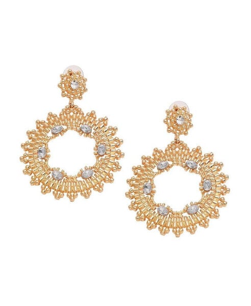 Women's Circular Drop Earrings