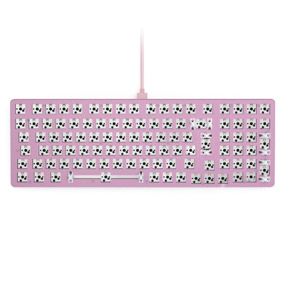 Glorious GMMK 2 Full-Size Tastatur - Barebone, ISO-Layout, pink