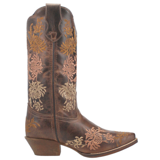 Laredo Sylvan Snip Toe Cowboy Womens Brown Casual Boots 54271-200