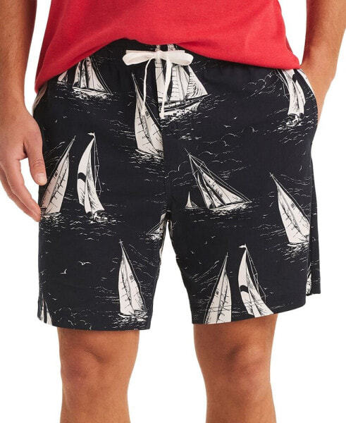 Men's Printed Sleep Shorts