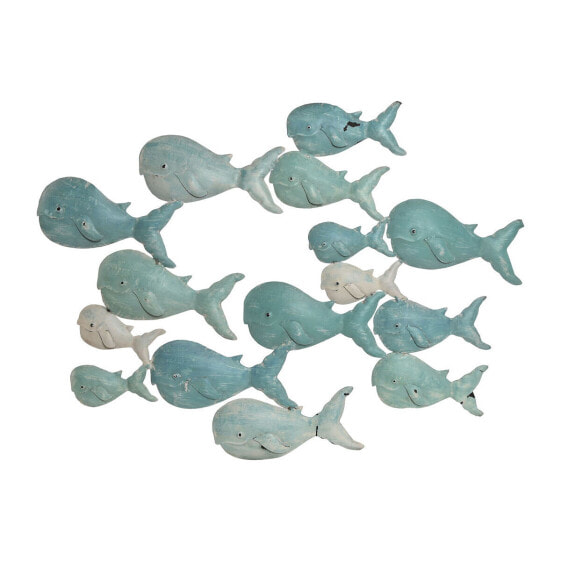 Wall Decoration Home ESPRIT Mediterranean Fish 88 x 8 x 64 cm