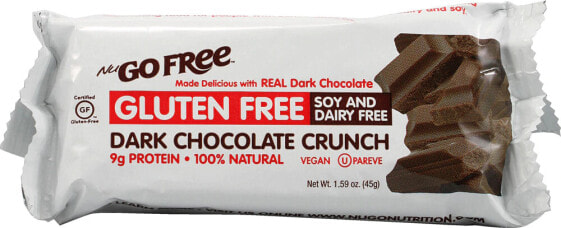 NuGo Nutrition NuGo Free Bar Dark Chocolate Crunch Шоколадный протеиновый батончик  12 батончиков