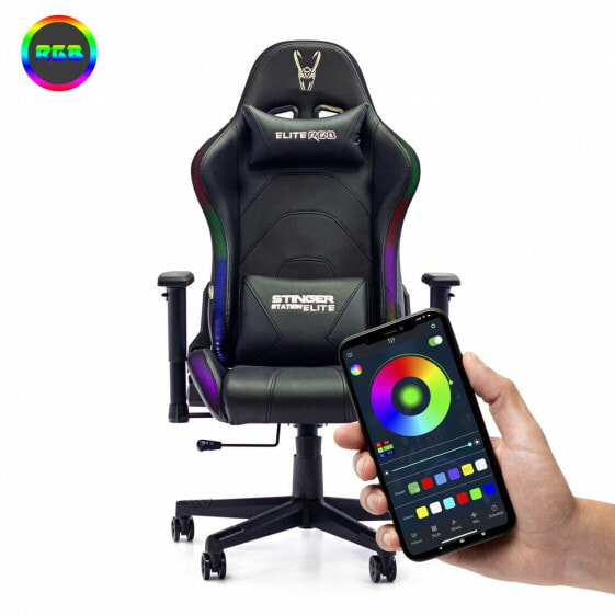 Стул Gaming Woxter STINGER ELITE Чёрный RGB