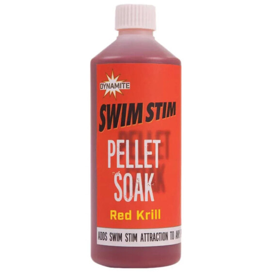 DYNAMITE BAITS Pellet Soak Red Krill 500ml Liquid Bait Additive