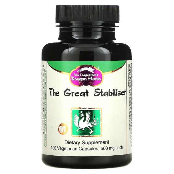 Витаминные капсулы Dragon Herbs The Great Stabilizer, 500 мг, 100 шт. (вегетарианские)