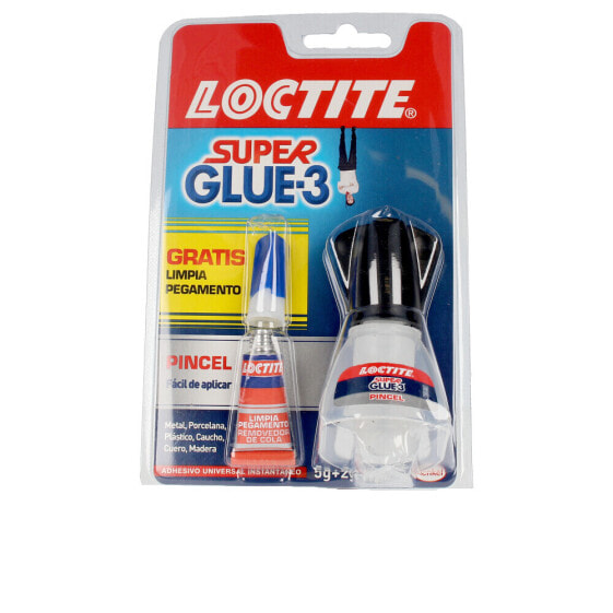 Клей LOCTITE SUPER GLUE-3 с кисточкой 5 г