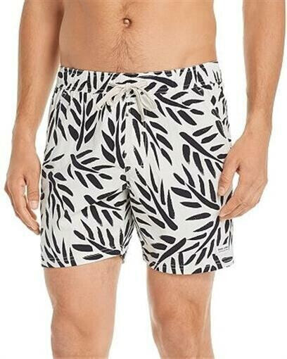 Banks Journal 258453 Men Leaf Print Board Shorts Leaf Print Size 38