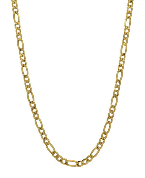 Figaro Link 20" Chain Necklace (3.21mm) in 18k Gold