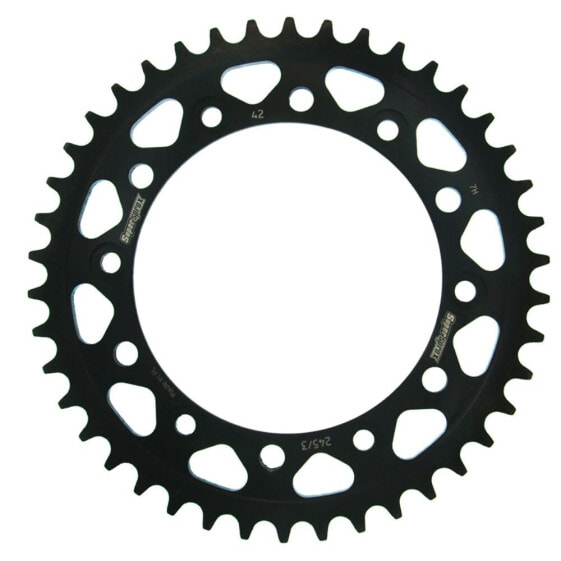 SUPERSPROX Steel Honda 520x42 RFE2453X42BLK Rear Sprocket