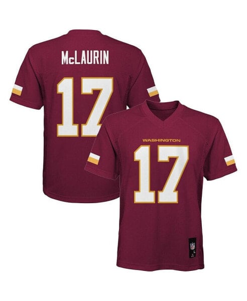 Big Boys and Girls Terry McLaurin Burgundy Washington Commanders Replica Player Jersey