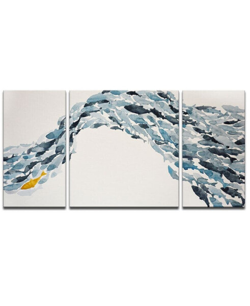 'Goldfish' 3-Pc. Canvas Art Print Set